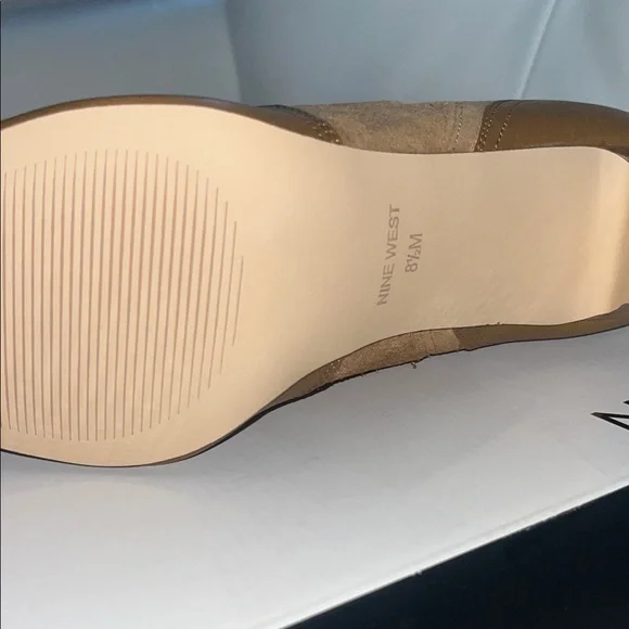Nine West Tan Heeled Boots - Picture 5 of 7